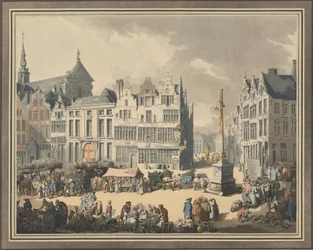 Place de Meir v Antverpách, 1797.
