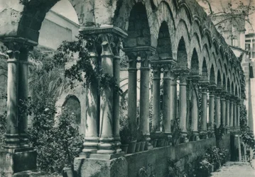 Ruiny malé kaple, Palermo, Sicílie, Itálie, 1927