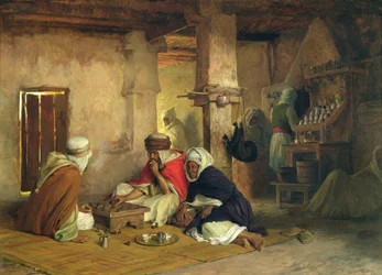 Arabská kavárna, kolem roku 1874