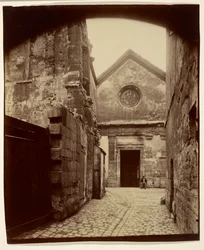 Portál kostela Saint-Julien-le-Pauvre