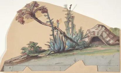 Návrh pro jeviště v opeře, Paříž, 1830-90.