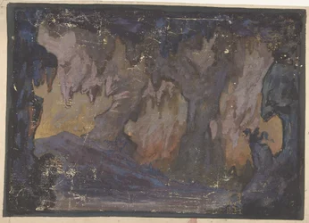 Návrh pro jeviště v opeře, Paříž, 1830-90.