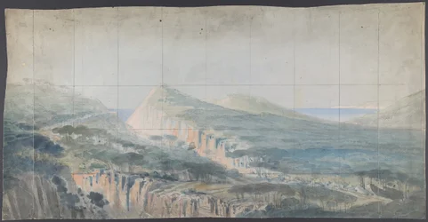 Návrh pro jeviště v opeře, Paříž, 1830-90.