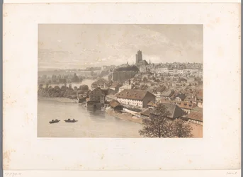 Pohled na Bern Berne (název na objektu) Tváře ve Švýcarsku a Savoy (název série) La Suisse et la Savoie (název série na objektu)