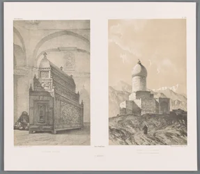 Graftombe van Esther v Mordechai Kenotaph of Esther (název na předmětu) Památník postavený na památku Esther a Mordecaie (titul na předmětu) A Hamadan (název na objektu) Perzische landschappen (název série) Moderní Persie (název série)