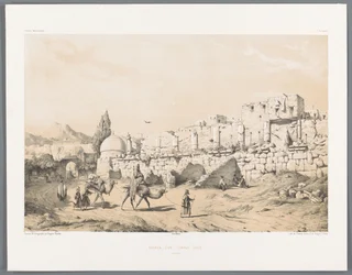 Zřícenina chrámu Anahita v Kangavaru Ruins d