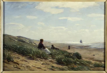 E. Dücker, na duně