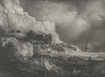 Okolí Dieppe, 1833.