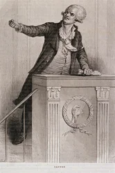 Portrét Georgese Jacquese Dantona (1759-94) (rytina)