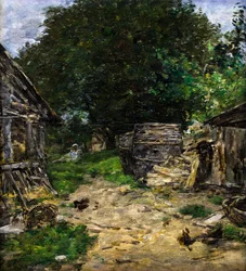 Krajina. Interiér hospodářského dvora
