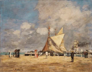 Na molu, Deauville, 1889