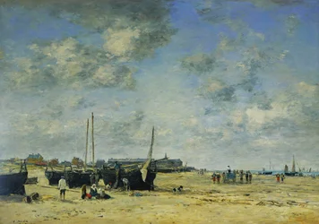 Pláž v Bercku; La Plage de Berck, 1878