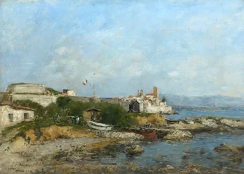 Opevnění v Antibes, Francie, 1893