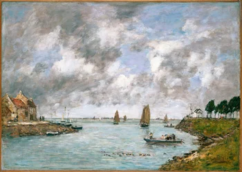 Ústí řeky Somme, St. Valery-sur-Somme, 1891