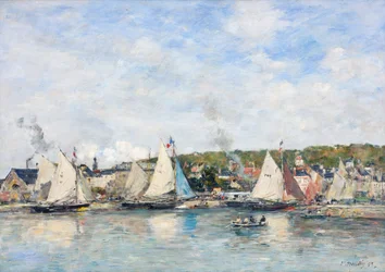 Přístav Trouville, 1893.
