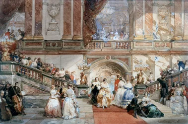 Ples v Hotel de Ville, 1860