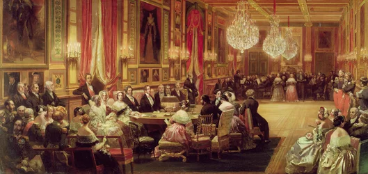 Koncert v galerii Guise na zámku Eu, 4. září 1843, 1844