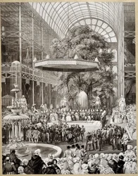 Zahájení světové výstavy 1851 v Londýně Lami.