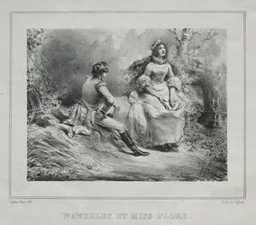 Malebné pohledy na Skotsko: Waverly a slečna Flora, 1825-1828.