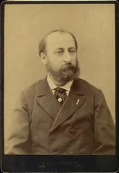 Camille Saint-Saens, francouzský skladatel, dirigent, varhaník a klavírista, konec 19. století