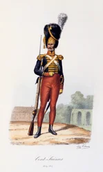 Sto Švýcarů, 1814-17