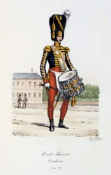 Švýcarské centy, bubeník, 1814-17