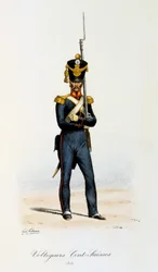 Voltigeurs, Cents-Suisses, 1815