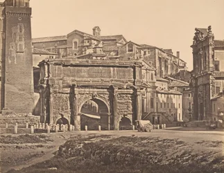 Oblouk Septimia Severa, 1848-52.
