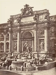 Fontána di Trevi, 1848-52.