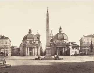 Piazza del Popolo, 1848-52.