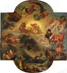 Apollo Vanquishing the Serpent Python, c. 1853.