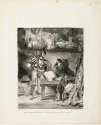 Mefistofeles zjevení Faustovi