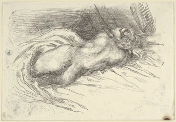 Studie o ženě při pohledu zezadu, 1833., 1833.
