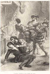 The Death of Hamlet Act V, Scéna II, 1843.