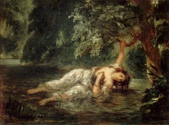 Smrt Ofélie, 1853