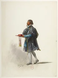 Btv1b84558104 34 - Saint-Saëns - Jindřich VIII - Maquettes de costumes - Lacoste - 34. Kostýmy