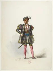 Btv1b84558104 68 - Saint-Saëns - Jindřich VIII - Maquettes de costumes - Lacoste - 66th Costume
