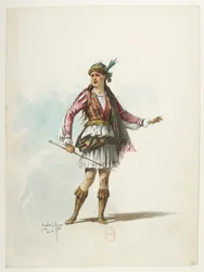 Saint -Saëns - Jindřich VIII - Modely kostýmů - Lacoste - 42. Kostým