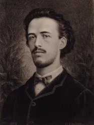 Portrét skladatele Benjamina Godarda 1849-1895, 1878.