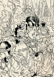 Jeanne DArc v Orleans, c1895