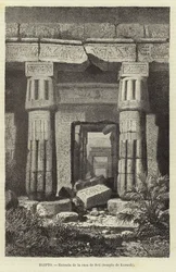 Egypt - Vchod do domu Seti