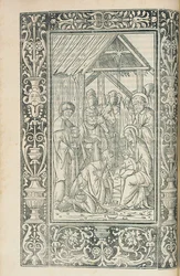 Ilustrace z Christian Decachordum od Marcus Vigerius (1446-1516), Fano