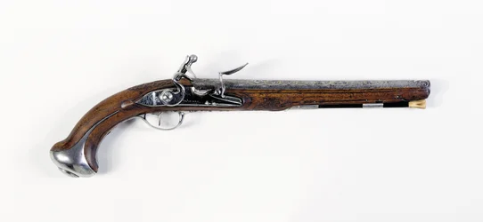 Lafayette-Washington pár ocelových "sedlových" pistolí, c.1775-76