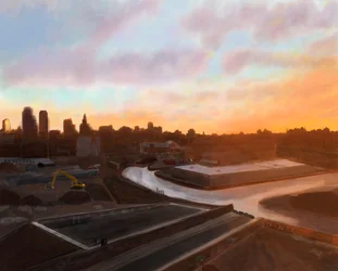 Kanál Gowanus , Brooklyn (digitální umění)