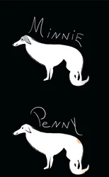 Minnie a Penny, 2025 (digitální umění)