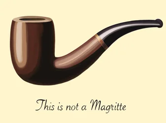 Toto není Magritte, 2025 (digitální umění)