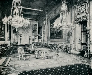 Velká přijímací místnost, hrad Windsor, c1899, 1901