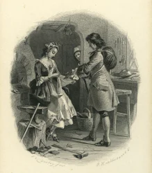Barnaby Rudge: Dolly Varden a Joe Willet