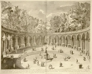 La Colonnade, Versailles, c.1715 (rytina)