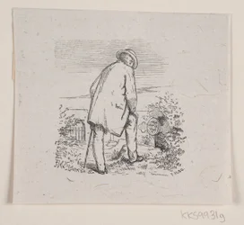Ilustrace k "Poslední hodiny", báseň H. J. Greensteena
